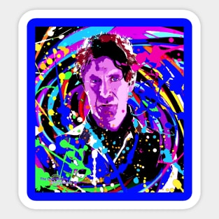 swirl older 8th Doctor Sticker